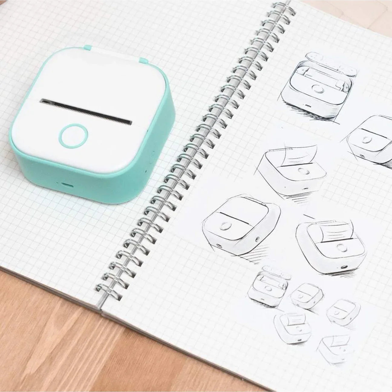 Portable Printer by GigaGear — shown in use