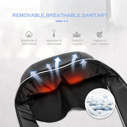 Neck and shoulder massager by GigaGear — close-up detail
