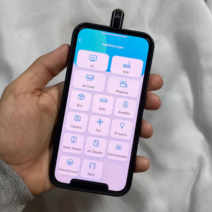 Infrared Phone Adapter by GigaGear — shown in use
