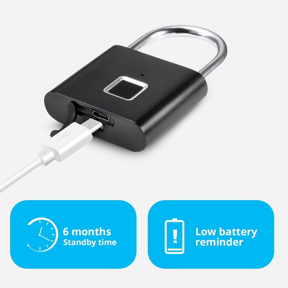 Fingerprint Lock by GigaGear — shown in use