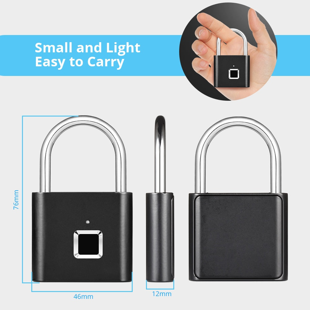 Fingerprint Lock by GigaGear — close-up detail